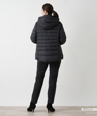 極美品　Leilian レリアン　ダウンジャケット ホワイト　アウター ダウン フーデッドダウンジャケット【Leilian WHITE