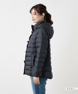 フーデッドダウンジャケット【Leilian WHITE LABEL