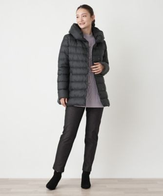 ショールカラーダウンコート【Leilian WHITE LABEL