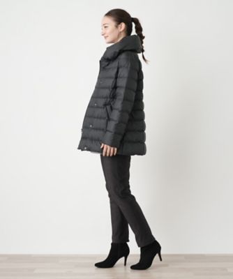 ショールカラーダウンコート【Leilian WHITE LABEL