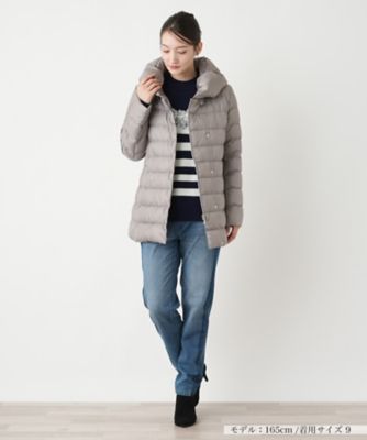 ショールカラーダウンコート【Leilian WHITE LABEL