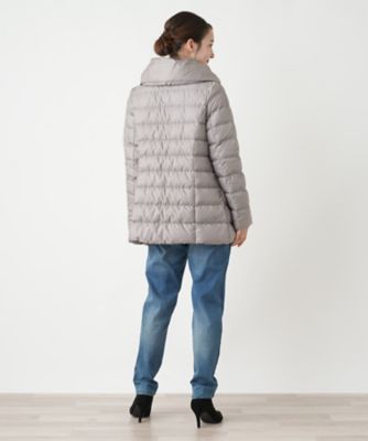 ショールカラーダウンコート【Leilian WHITE LABEL