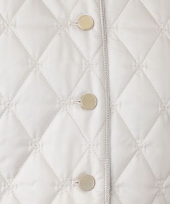 中わた入りノーカラージャケット【Ｌｅｉｌｉａｎ　ＷＨＩＴＥ　ＬＡＢＥＬ】