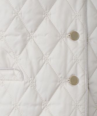 中わた入りノーカラージャケット【Ｌｅｉｌｉａｎ　ＷＨＩＴＥ　ＬＡＢＥＬ】