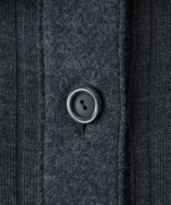 編地切替ロングカーディガン【Ｌｅｉｌｉａｎ　ＷＨＩＴＥ　ＬＡＢＥＬ】