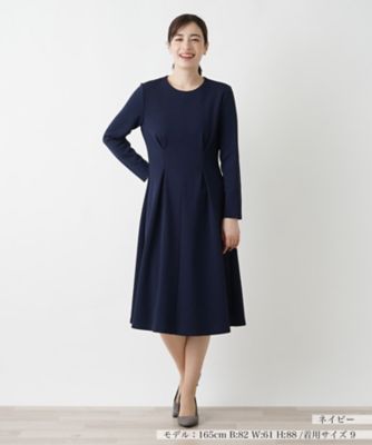 プリーツフレアワンピース【Ｌｅｉｌｉａｎ　ＷＨＩＴＥ　ＬＡＢＥＬ】