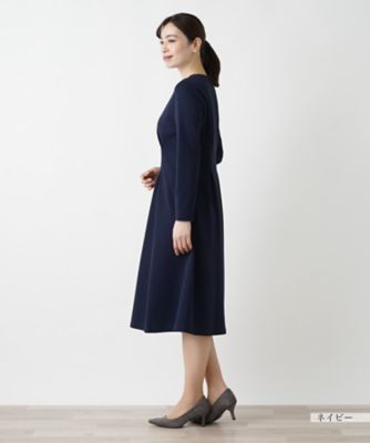 プリーツフレアワンピース【Ｌｅｉｌｉａｎ　ＷＨＩＴＥ　ＬＡＢＥＬ】