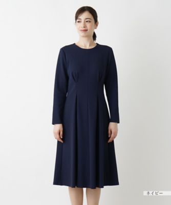 プリーツフレアワンピース【Ｌｅｉｌｉａｎ　ＷＨＩＴＥ　ＬＡＢＥＬ】