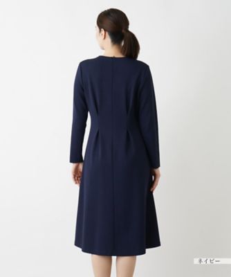 プリーツフレアワンピース【Ｌｅｉｌｉａｎ　ＷＨＩＴＥ　ＬＡＢＥＬ】