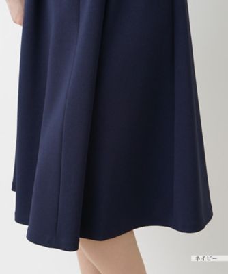プリーツフレアワンピース【Ｌｅｉｌｉａｎ　ＷＨＩＴＥ　ＬＡＢＥＬ】