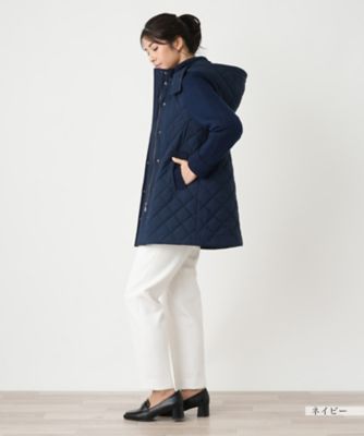 切替フーデッドコート【Ｌｅｉｌｉａｎ　ＷＨＩＴＥ　ＬＡＢＥＬ】