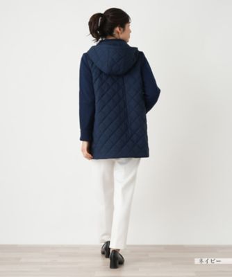 切替フーデッドコート【Ｌｅｉｌｉａｎ　ＷＨＩＴＥ　ＬＡＢＥＬ】