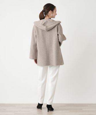 フーデッドコート【Ｌｅｉｌｉａｎ　ＷＨＩＴＥ　ＬＡＢＥＬ】