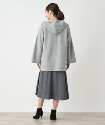 フーデッドコート【Ｌｅｉｌｉａｎ　ＷＨＩＴＥ　ＬＡＢＥＬ】