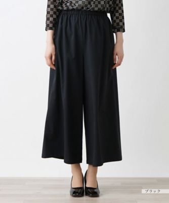 洗えるガウチョパンツ【Ｌｅｉｌｉａｎ　ＷＨＩＴＥ　ＬＡＢＥＬ】