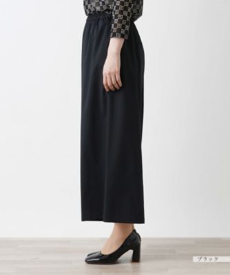 洗えるガウチョパンツ【Ｌｅｉｌｉａｎ　ＷＨＩＴＥ　ＬＡＢＥＬ】