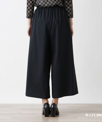 洗えるガウチョパンツ【Ｌｅｉｌｉａｎ　ＷＨＩＴＥ　ＬＡＢＥＬ】