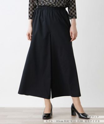洗えるガウチョパンツ【Ｌｅｉｌｉａｎ　ＷＨＩＴＥ　ＬＡＢＥＬ】