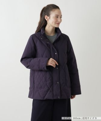 ＜Leilian (Women)＞スタンドカラーダウンコート【Ｌｅｉｌｉａｎ　ＷＨＩＴＥ　ＬＡＢＥＬ】