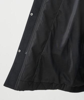 キルティング切替ノーカラーコート【Ｌｅｉｌｉａｎ　ＷＨＩＴＥ　ＬＡＢＥＬ】