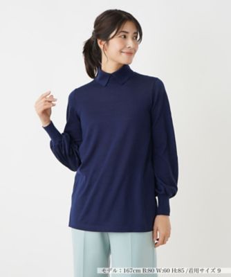 ＜BOURGE (Women)＞ギャザースリーブニット【ＴＨＥ　ＮＥＷ】