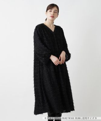 ＜BOURGE (Women)＞ボリュームスリーブサックワンピース【ＴＨＥ　ＮＥＷ】