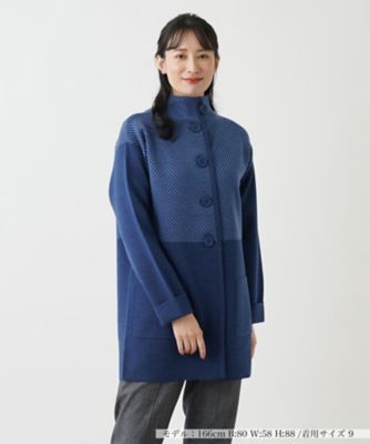 ＜Leilian (Women)＞ジャカードニットコート