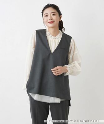 ＜BOURGE (Women)＞【店舗人気】Ｖネックベスト