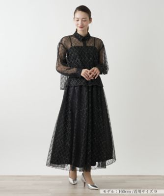 チュールブラウス【ＴＨＥ　ＮＥＷ】【Ｌｅｉｌｉａｎ　ＷＨＩＴＥ　ＬＡＢＥＬ】