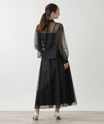チュールブラウス【ＴＨＥ　ＮＥＷ】【Ｌｅｉｌｉａｎ　ＷＨＩＴＥ　ＬＡＢＥＬ】