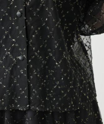 チュールブラウス【ＴＨＥ　ＮＥＷ】【Ｌｅｉｌｉａｎ　ＷＨＩＴＥ　ＬＡＢＥＬ】