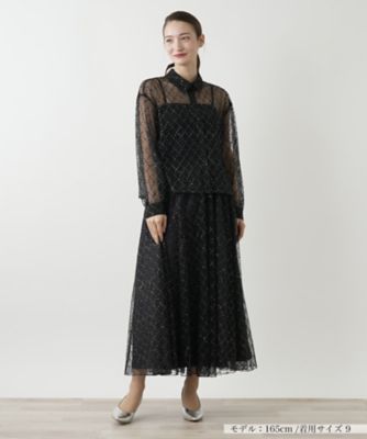チュールフレアスカート【ＴＨＥ　ＮＥＷ】【Ｌｅｉｌｉａｎ　ＷＨＩＴＥ　ＬＡＢＥＬ】