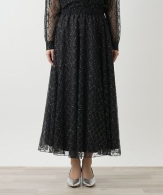 チュールフレアスカート【ＴＨＥ　ＮＥＷ】【Ｌｅｉｌｉａｎ　ＷＨＩＴＥ　ＬＡＢＥＬ】