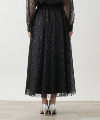 チュールフレアスカート【ＴＨＥ　ＮＥＷ】【Ｌｅｉｌｉａｎ　ＷＨＩＴＥ　ＬＡＢＥＬ】