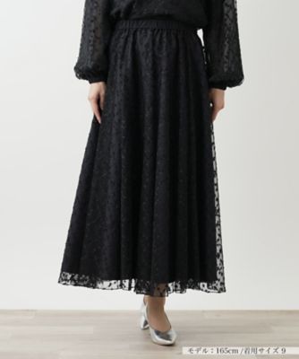 チュールフレアスカート【ＴＨＥ　ＮＥＷ】【Ｌｅｉｌｉａｎ　ＷＨＩＴＥ　ＬＡＢＥＬ】
