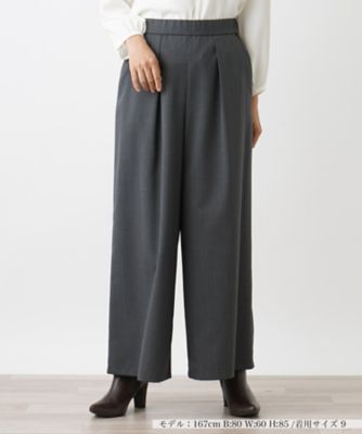 ＜BOURGE (Women)＞ワイドパンツ【ＴＨＥ　ＮＥＷ】