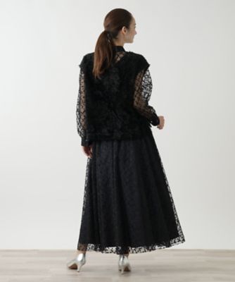 フェイクファーベスト【ＴＨＥ　ＮＥＷ】【Ｌｅｉｌｉａｎ　ＷＨＩＴＥ　ＬＡＢＥＬ】