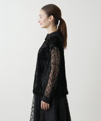 フェイクファーベスト【ＴＨＥ　ＮＥＷ】【Ｌｅｉｌｉａｎ　ＷＨＩＴＥ　ＬＡＢＥＬ】