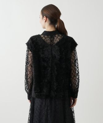 フェイクファーベスト【ＴＨＥ　ＮＥＷ】【Ｌｅｉｌｉａｎ　ＷＨＩＴＥ　ＬＡＢＥＬ】