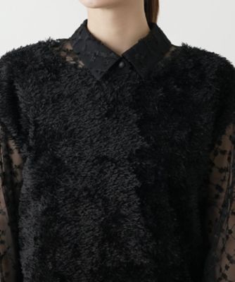 フェイクファーベスト【ＴＨＥ　ＮＥＷ】【Ｌｅｉｌｉａｎ　ＷＨＩＴＥ　ＬＡＢＥＬ】
