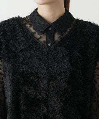 フェイクファーベスト【ＴＨＥ　ＮＥＷ】【Ｌｅｉｌｉａｎ　ＷＨＩＴＥ　ＬＡＢＥＬ】
