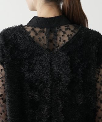 フェイクファーベスト【ＴＨＥ　ＮＥＷ】【Ｌｅｉｌｉａｎ　ＷＨＩＴＥ　ＬＡＢＥＬ】