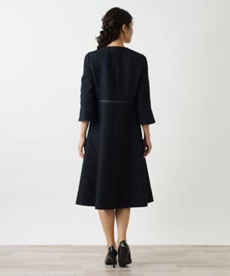 レリアン　５分袖ワンピース ワンピース【THE NEW】【Leilian WHITE
