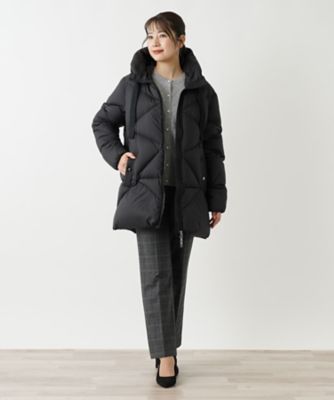 Leilian・レリア/ レディース・ダウンコート/目立った傷や汚れ なし フーデッドダウンコート | Leilian (Women)/レリアン | 三越
