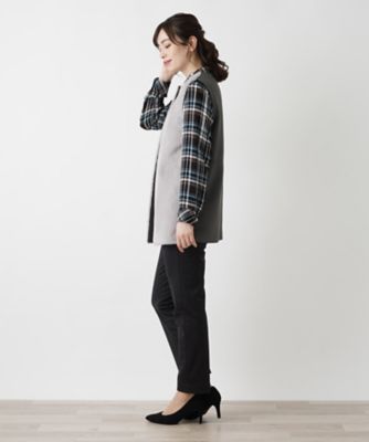 切替ロングベスト【Ｌｅｉｌｉａｎ　ＷＨＩＴＥ　ＬＡＢＥＬ】