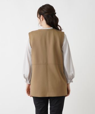 切替ロングベスト【Ｌｅｉｌｉａｎ　ＷＨＩＴＥ　ＬＡＢＥＬ】