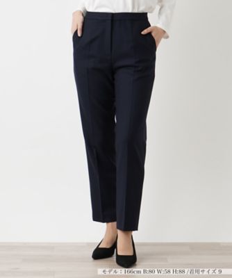 ＜Leilian (Women)＞センタープレスパンツ【Ｌｅｉｌｉａｎ　ＷＨＩＴＥ　ＬＡＢＥＬ】