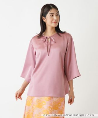 ＜Leilian (Women)＞カットソー【ＴＨＥ　ＮＥＷ】【Ｌｅｉｌｉａｎ　ＷＨＩＴＥ　ＬＡＢＥＬ】