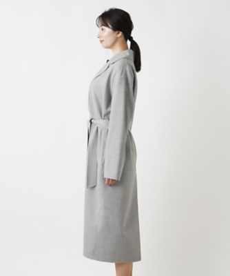 CACHEC(anuans前身)ダブルフェイスロングガウンコート グレージュ ガウンコート | BOURGE (Women)/ブールジュ | 三越伊勢丹