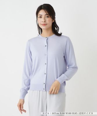 ＜BOURGE (Women)＞クルーネックカーディガン【ＥＴＥＲＮＡＬ】【ＬＯＲＯ　ＰＩＡＮＡ】